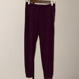 Victoria's Secret Burgundy Joggers. Size XS